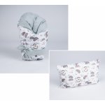 Tulimese Péřová zavinovačka ježek v lese šedozelená – Zboží Dáma