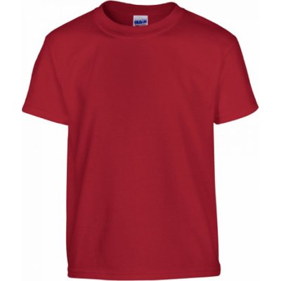 Gildan dětské tričko z těžké prémiové bavlny 185 g/m červená kardinální – Zboží Mobilmania