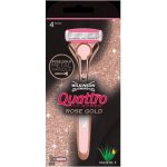 Wilkinson Sword Quattro for Women Rose Gold + 1 ks hlavice – Zbozi.Blesk.cz