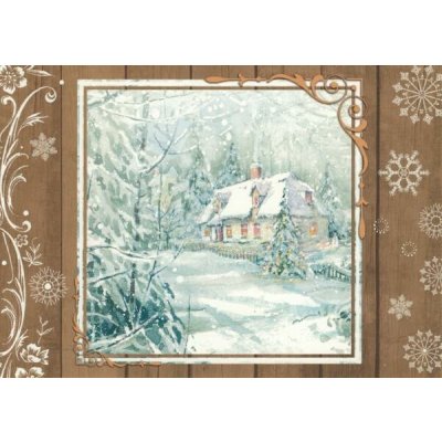 Pohlednice Vánoční chaloupka – Hledejceny.cz