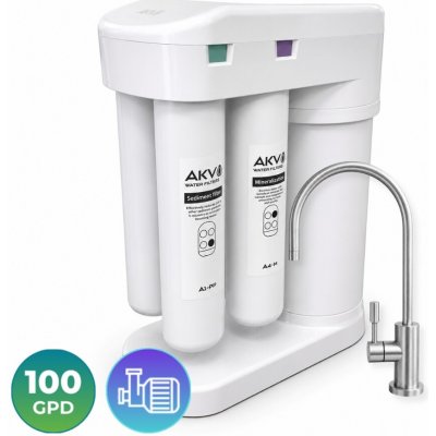 AKV RO TYTAN-100+P White kompaktní filtr reverzní osmózy 100 GPD – Hledejceny.cz