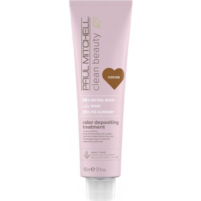 Paul Mitchell Tónovací maska na vlasy Clean Beauty Cocoa (Color Depositing Treatment) 150 ml – Zboží Dáma