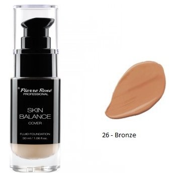 Pierre René Skin Balance Foundation Professional Krycí make-up č,26 Bronze 30 ml