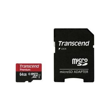 Transcend microSDXC Premium 64 GB UHS-I TS64GUSDU1