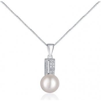JwL Luxury Pearls Elegantní s pravou perlou a zirkony JL0645