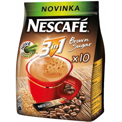 Nescafé 3v1 Brown Sugar 10 x 16,5 g – Zbozi.Blesk.cz