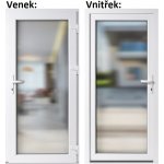 Soft WDS 3/3 sklo Krizet bílé 98 x 198 cm pravé otevírání VEN – Hledejceny.cz