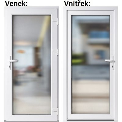 Soft WDS 3/3 sklo Krizet bílé 98 x 198 cm pravé otevírání VEN – Hledejceny.cz
