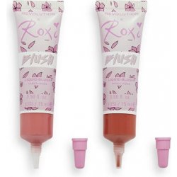 Makeup Revolution sada tekutých tvářenek X Roxi Cherry Blossom Liquid Blush Duo 2 x 15 ml dárková sada