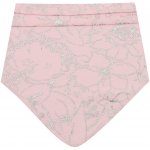 New Baby kojenecký bavlněný šátek na krk Nunu růžová – Zboží Dáma
