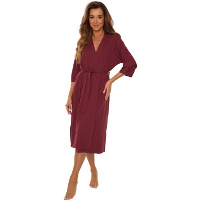 De Lafense Dámský župan 940 942 VISA vínová – Sleviste.cz