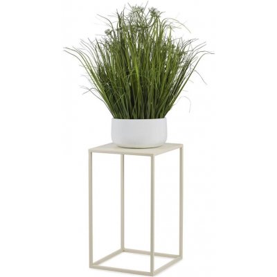 HowHomely Stojan na květiny DD0493 40 x 24 cm krémová – Hledejceny.cz