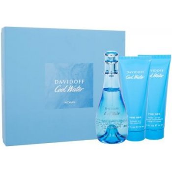 Davidoff Cool Water Game woman EDT 100 ml + tělové mléko 75 ml + sprchový gel 75 ml dárková sada