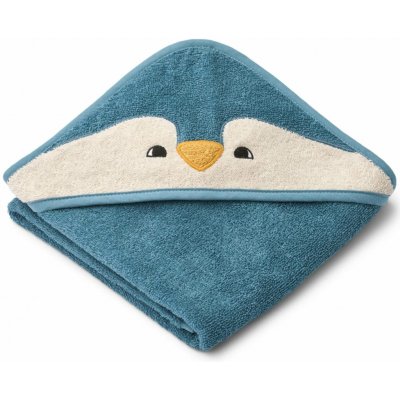 Liewood Albert Osuška s kapucí Penguin Oceanview Mix – Zboží Dáma