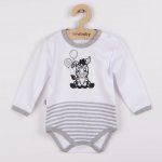 NEW BABY Kojenecké bavlněné body Zebra exclusive – Hledejceny.cz