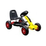 GOKART Šlapací motokára žlutá 33567 – Sleviste.cz