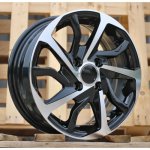Racing Line B2477 5.5x14 4x100 ET43 black polished – Hledejceny.cz