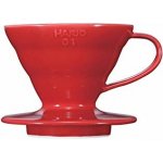 Hario Dripper V60-01 Ceramic Red – Zboží Mobilmania