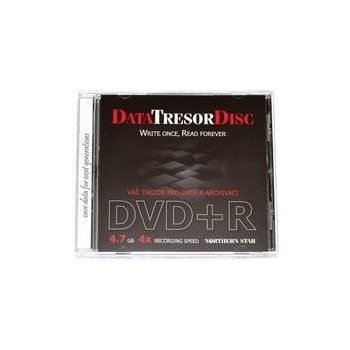 DataTresor DVD+R 4,7GB 4x, jewel, 1ks (DTDCJSPDCDBOX+F)