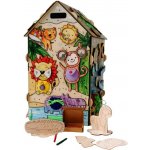 eliNeli Activity board domeček Zvířátka ze ZOO – Sleviste.cz