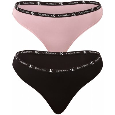 Calvin Klein 2PACK dámská tanga vícebarevná QD5035EC4U – Hledejceny.cz