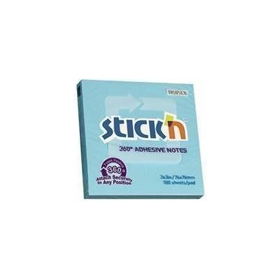 Samolepicí bloček, modrá, 76x76 mm, 100 listů, STICK N 21553 – Hledejceny.cz