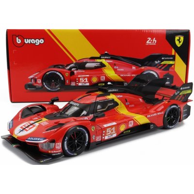 Model BBurago Ferrari 499P NR.51 Le Mans 2023 Winner 1:18 – Zbozi.Blesk.cz