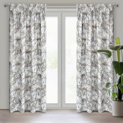 EUROFIRANY ZATEMŇOVACÍ ZÁVĚS NA PÁSCE RODOS 140X270 CM VZOROVANÁ – Sleviste.cz