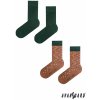 Avantgard Set ponožky 2 páry 778-05029 Béžová zelená