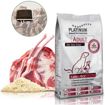 Platinum Adult Lamb & Rice 4 x 5 kg – Hledejceny.cz