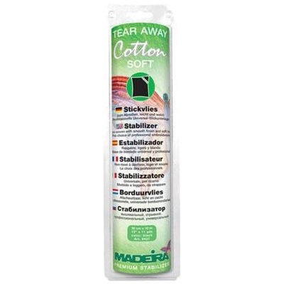 Vlizelín - Cotton Soft černý univerzální - Madeira (30cmx10m) – Zboží Mobilmania