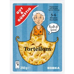 G & G Tortelloni s ricottou a špenátem 250 g