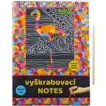 Vyškrabovací notes 10x14m 10listů – Zboží Dáma