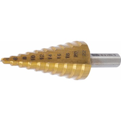 BGS 1618, Kónický vrták | s titanovým povrchem | Ø 4 - 22 mm – Zboží Dáma