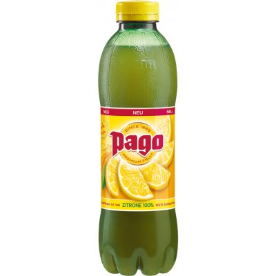 Pago 100% citrónová šťáva 1000 ml – Sleviste.cz
