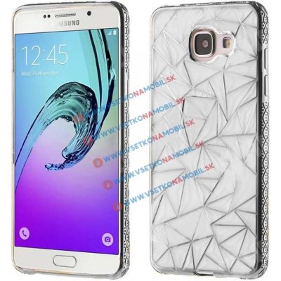 PROTEMIO 1749 Gumový kryt Samsung Galaxy A5 2016 DIAMOND stříbrný – Zboží Mobilmania