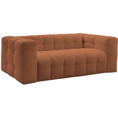 Bobochic Paris Terakotově oranžová bouclé rozkládací pohovka Cloud 228 cm – Sleviste.cz