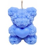 Svíčkománie3D Méďa z růžiček 50 g – Zboží Mobilmania