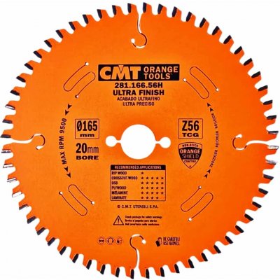 Řezný kotouč CMT 281.166.56H 165 mm na dřevo – Zboží Dáma