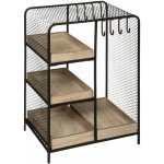 Atmosphera stojan na šperky Arty s policemi černý – Zboží Mobilmania