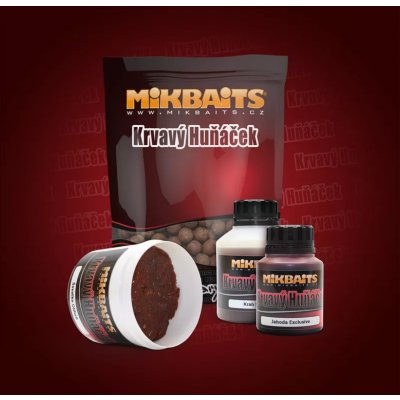 MikBaits Dip Krvavý Huňáček Jahoda Exclusive 125 ml – Hledejceny.cz