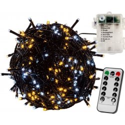 VOLTRONIC VOLTRONIC® Vánoční řetěz 5 m 50 LED teple stud.bílý+ovladač DS39367223