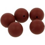 Natana silikonové korálky vínově červené 19 mm 5 ks – Hledejceny.cz