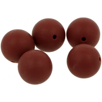 Natana silikonové korálky vínově červené 19 mm 5 ks – Hledejceny.cz