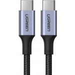 Ugreen US316 USB-C / USB-C PD QC 3.0 5A 100W, 1,5m, šedý – Zboží Mobilmania