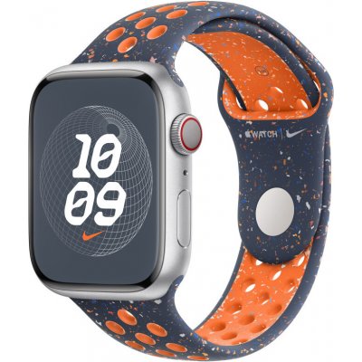 Apple Watch 45mm blue flame sportovní řemínek Nike - S/M MUV83ZM/A – Hledejceny.cz