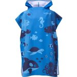 AQUOS SEA PONCHO Dětské pončo z rychleschnoucího materiálu modrá – Zboží Dáma