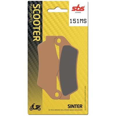 Přední brzdové destičky SBS Gilera 500 Nexus 2004 - 2012 směs MS | Zboží Auto