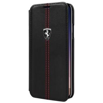 Pouzdro Ferrari Off Track Logo Book Case iPhone X černé