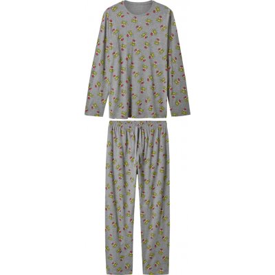 Pánské pyžamo Grinch šedá – Zboží Dáma